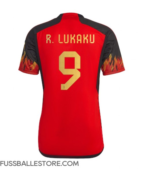 Günstige Belgien Romelu Lukaku #9 Heimtrikot WM 2022 Kurzarm